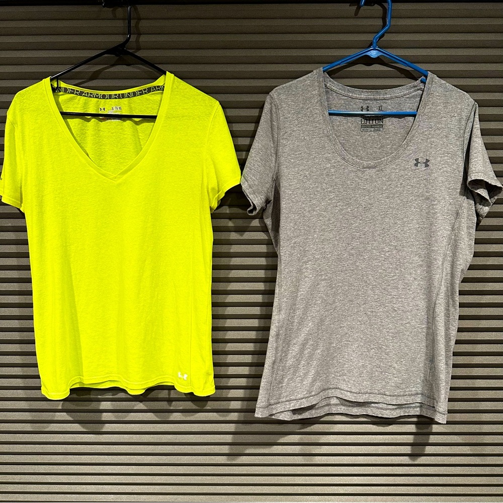 Two Under Armour Tops - Size XL